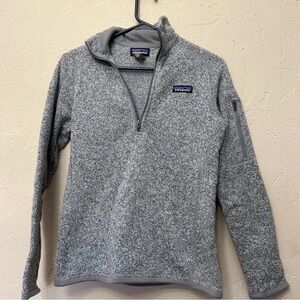 Patagonia women’s Gray Zip-Up Sweater